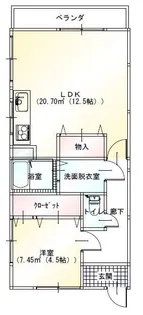 第一コーポ 【3階】の間取り