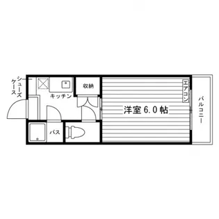 カレッジハイツ岡山【2階】の間取り