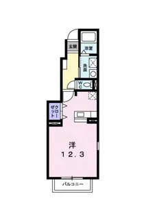 フローラ【1階】の間取り