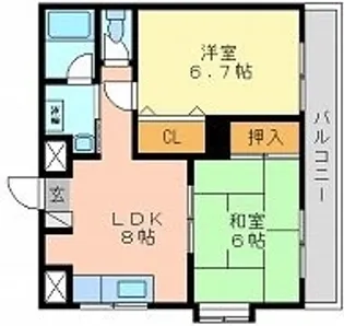 グレースコート 【2階】の間取り