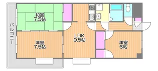 レジデンス山地【2階】の間取り