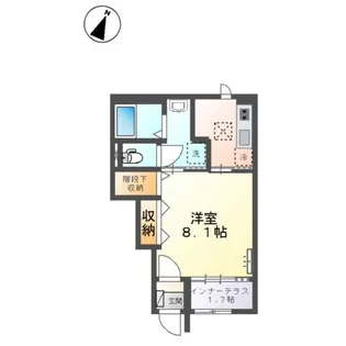 ブルーム テラス【1階】の間取り