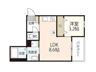 トリニティⅡ【1階】の間取り
