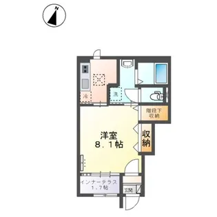 ブルーム テラス【1階】の間取り