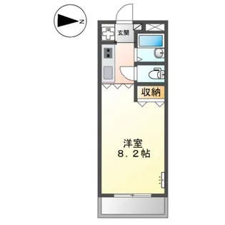 エトワールハイツⅡ【2階】の間取り
