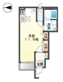 カーサ マローネ【1階】の間取り