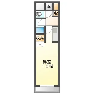 プランドール内山下【7階】の間取り