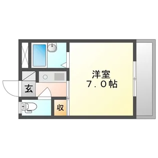 津島サンコーポ【2階】の間取り