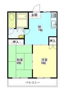 コーポアタラクシア【3階】の間取り