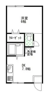 コーポアタラクシア【1階】の間取り