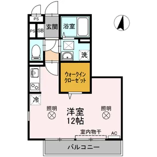 ComodoGioneA棟【2階】の間取り