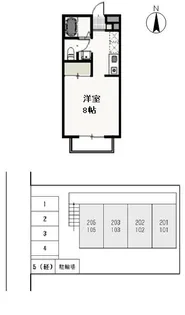 ピュア・ライフ【2階】の間取り