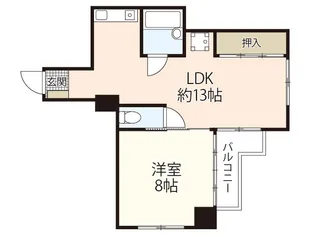 エイトバレー54【5階】の間取り