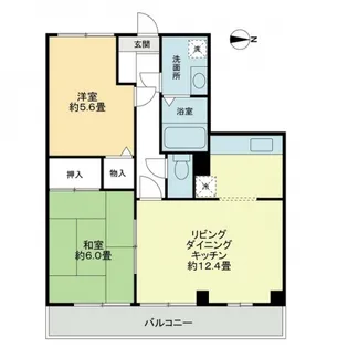 カンフォタブル【1階】の間取り