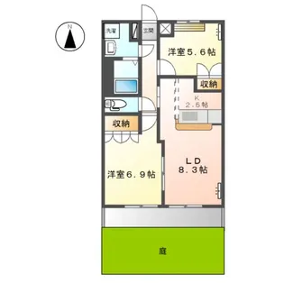 ベル メゾン【1階】の間取り