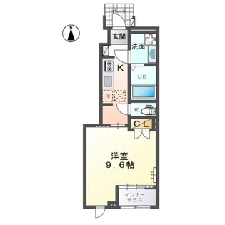 仮)スターテラスⅡ西大寺【1階】の間取り