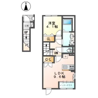 仮)スターテラスⅡ西大寺【2階】の間取り