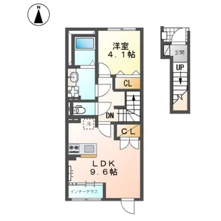 仮)スターテラスⅡ西大寺【2階】の間取り