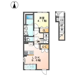 仮)スターテラスⅡ西大寺【2階】の間取り