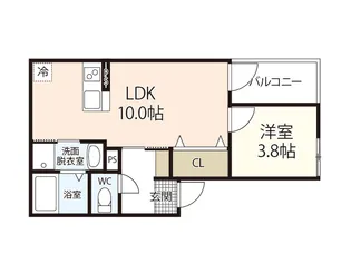 REGALE MIKADO【2階】の間取り