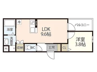 トリニティⅡ【1階】の間取り
