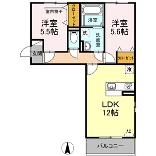 アスターエイト A棟【3階】の間取り