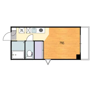 パルティール21【5階】の間取り