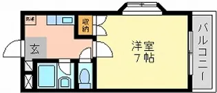 ウエストヒルズ【2階】の間取り