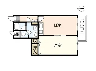 マ・ベル・エトワール【2階】の間取り