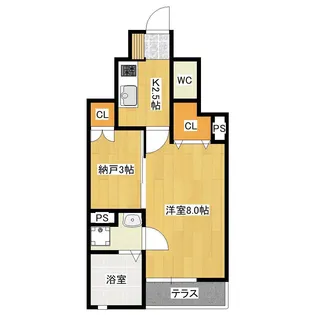 repos II 【1階】の間取り