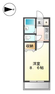 メゾンJeune【2階】の間取り