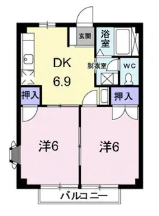 ニューシティ長船【1階】の間取り
