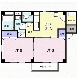 プラシード【2階】の間取り