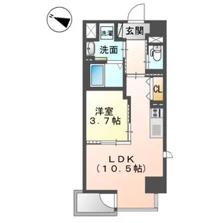 キアーズⅢ【2階】の間取り