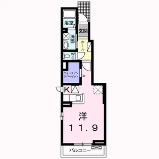 テラース瀬戸【1階】の間取り