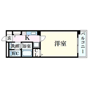 フィネス昭和町【4階】の間取り