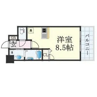 Green Trail Park Nishigawa【5階】の間取り