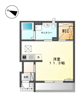 ロートス【1階】の間取り