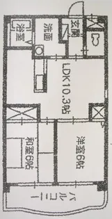 ルネスサンガーデン【1階】の間取り