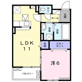 メゾン・ド・リヴェール【1階】の間取り