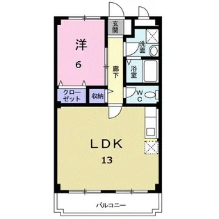ニューマリッチハピネス【2階】の間取り