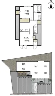 Gratia【1階】の間取り