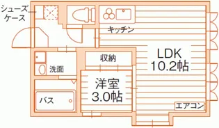 ファーストステージ大供 【4階】の間取り