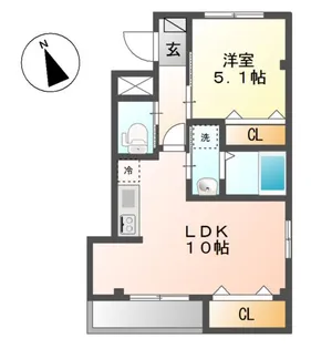 ララベルズ26【2階】の間取り
