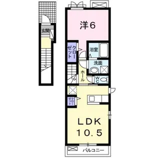フォレストガーデンA【2階】の間取り
