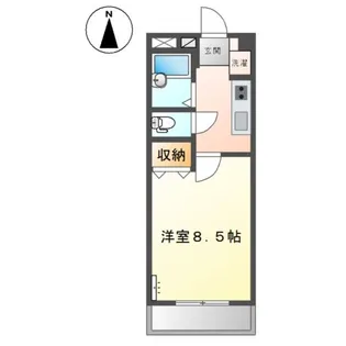 クラージュ【1階】の間取り