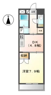 フェアリー西市【4階】の間取り