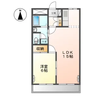 カシオペア【2階】の間取り