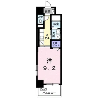 オンフォレスト芳泉【8階】の間取り