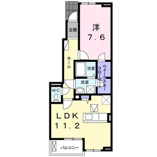 Linda casa【1階】の間取り